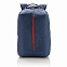 Рюкзак Smart, синий с логотипом  заказать по выгодной цене в кибермаркете AvroraStore