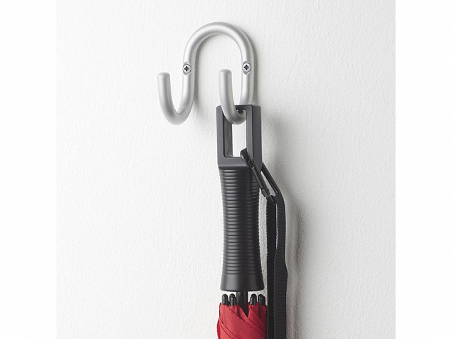 Зонт-трость «Loop» с плечевым ремнем с логотипом  заказать по выгодной цене в кибермаркете AvroraStore