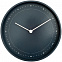 Часы настенные Slik, темно-синие с логотипом  заказать по выгодной цене в кибермаркете AvroraStore