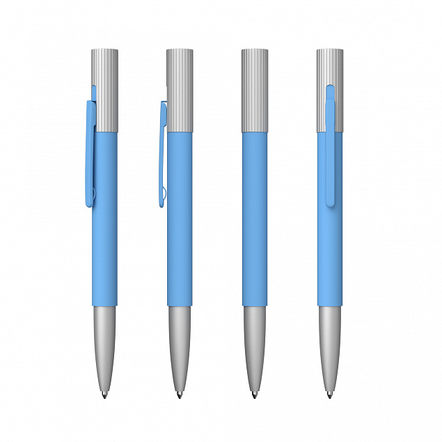 Ручка шариковая "Clas", покрытие soft touch с логотипом  заказать по выгодной цене в кибермаркете AvroraStore
