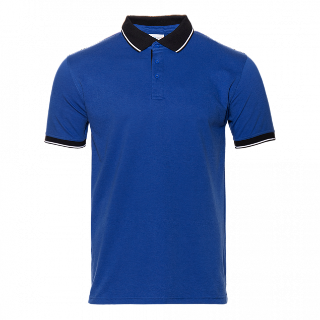 Рубашка поло Рубашка мужская 04C Синий с логотипом  заказать по выгодной цене в кибермаркете AvroraStore