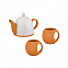 Набор чайный "СлуЧАЙный восторг", оранжевый/белый с логотипом  заказать по выгодной цене в кибермаркете AvroraStore