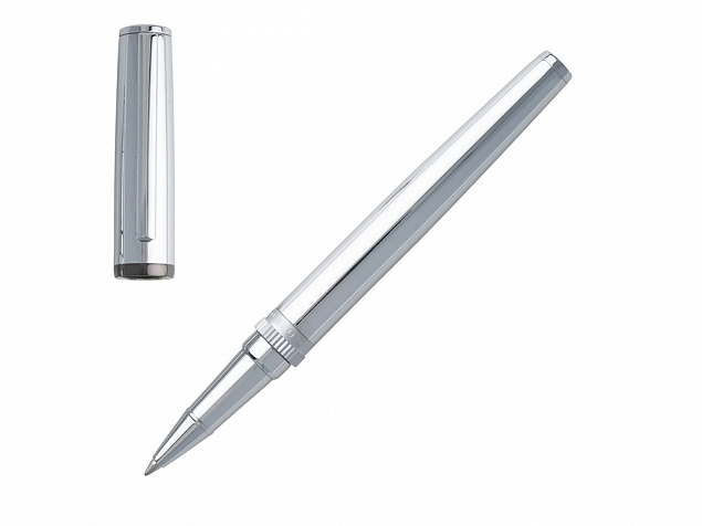 Ручка роллер Gear Metal Chrome с логотипом  заказать по выгодной цене в кибермаркете AvroraStore