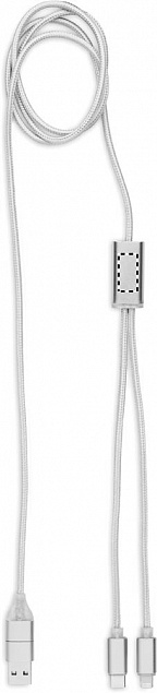 Длинный кабель для зарядки 2 в с логотипом  заказать по выгодной цене в кибермаркете AvroraStore