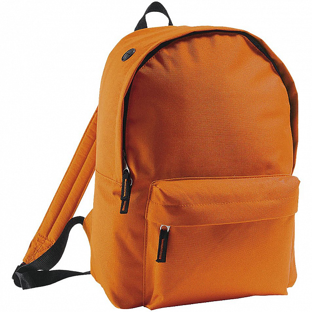 Рюкзак Rider, оранжевый с логотипом  заказать по выгодной цене в кибермаркете AvroraStore