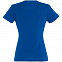 Футболка женская MISS 150, ярко-синяя (royal) с логотипом  заказать по выгодной цене в кибермаркете AvroraStore