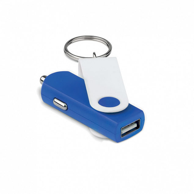 Автомобильная зарядка USB на к с логотипом  заказать по выгодной цене в кибермаркете AvroraStore