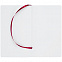 Блокнот Blank, бордовый с логотипом  заказать по выгодной цене в кибермаркете AvroraStore