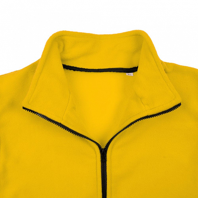 Жилет флисовый Manakin, желтый с логотипом  заказать по выгодной цене в кибермаркете AvroraStore