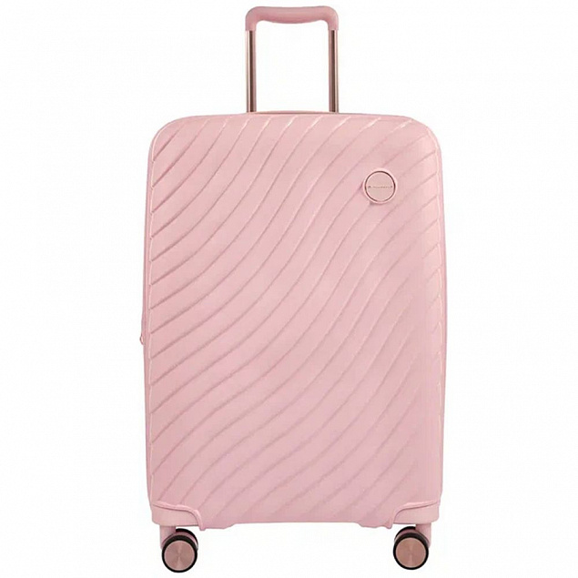 Чемодан Victoria M, розовый с логотипом  заказать по выгодной цене в кибермаркете AvroraStore