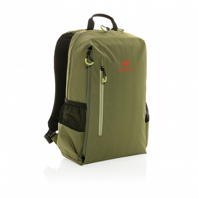 Рюкзак для ноутбука Impact Lima из rPET AWARETM, RFID, 15.6" с логотипом  заказать по выгодной цене в кибермаркете AvroraStore