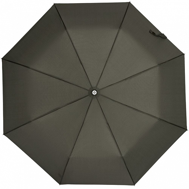 Зонт складной Rain Pro, зеленый (оливковый) с логотипом  заказать по выгодной цене в кибермаркете AvroraStore