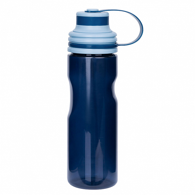 Спортивная бутылка для воды, Cort, 670 ml, синяя с логотипом  заказать по выгодной цене в кибермаркете AvroraStore