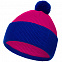 Шапка Snappy, розовая (фуксия) с синим с логотипом  заказать по выгодной цене в кибермаркете AvroraStore