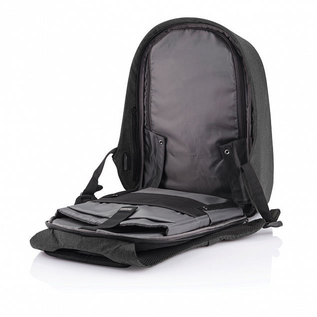 Антикражный рюкзак Bobby Hero Regular, черный с логотипом  заказать по выгодной цене в кибермаркете AvroraStore