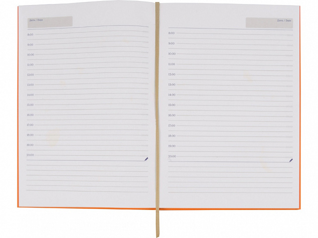 Ежедневник недатированный А5 Prime , оранжевый с логотипом  заказать по выгодной цене в кибермаркете AvroraStore