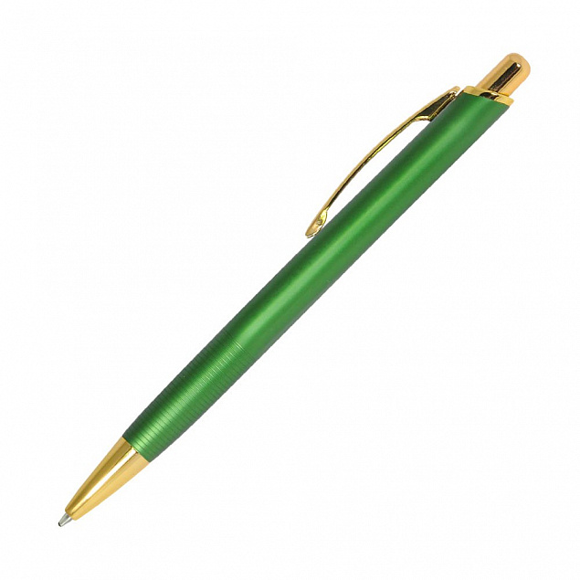 Шариковая ручка Cardin, зеленая/золото с логотипом  заказать по выгодной цене в кибермаркете AvroraStore