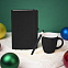 Подарочный набор HAPPINESS: блокнот, ручка, кружка, чёрный с логотипом  заказать по выгодной цене в кибермаркете AvroraStore