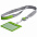 Чехол для карточки с лентой и ретрактором Devon, серый с белым с логотипом  заказать по выгодной цене в кибермаркете AvroraStore