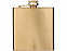Золотистая плоская фляга Elixer объемом 175 мл, золотистый с логотипом  заказать по выгодной цене в кибермаркете AvroraStore