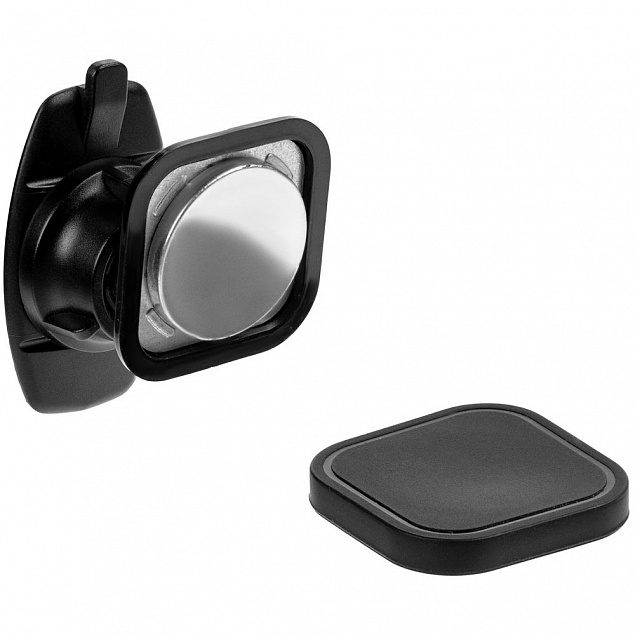 Магнитный держатель для смартфонов Finch, черный с логотипом  заказать по выгодной цене в кибермаркете AvroraStore