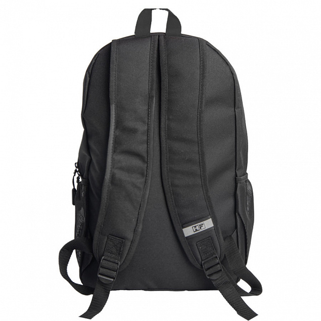 Рюкзак PLUS, чёрный/красный, 44 x 26 x 12 см, 100% полиэстер 600D с логотипом  заказать по выгодной цене в кибермаркете AvroraStore