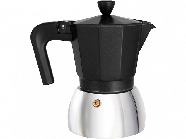 Гейзерная кофеварка «Arabica», 300 мл с логотипом  заказать по выгодной цене в кибермаркете AvroraStore
