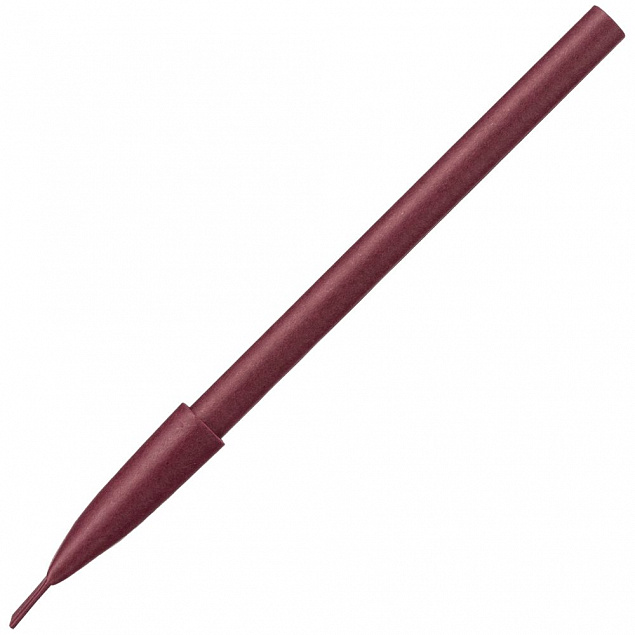 Ручка шариковая Carton Plus, бордовая с логотипом  заказать по выгодной цене в кибермаркете AvroraStore