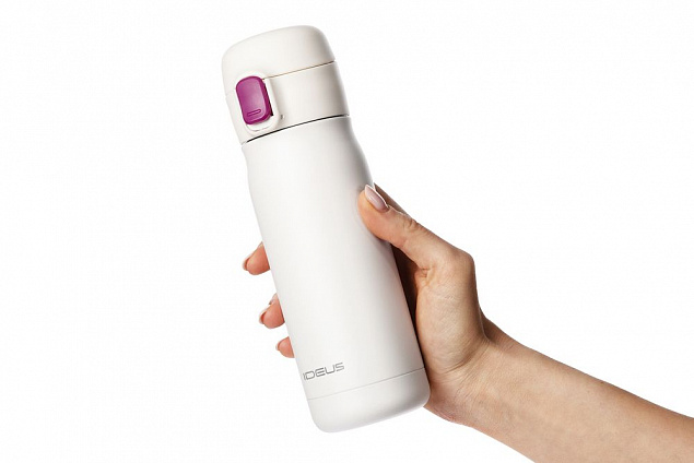 Термобутылка One Touch, белая с логотипом  заказать по выгодной цене в кибермаркете AvroraStore