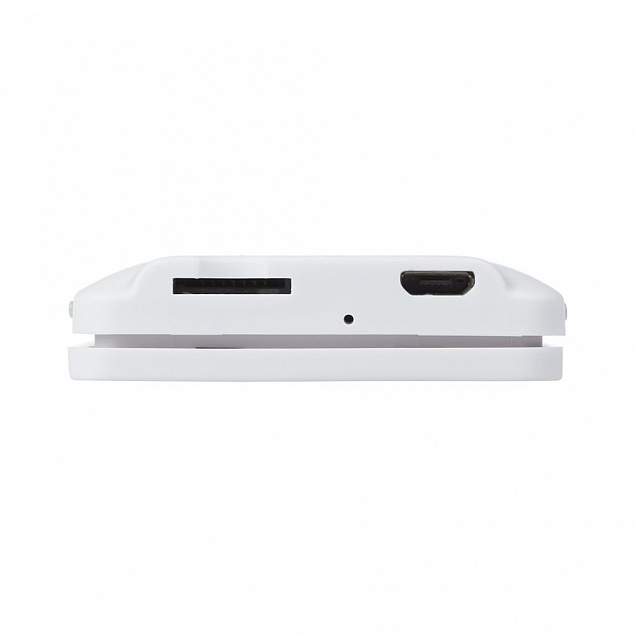 Беспроводная карманная колонка Pocket Speaker, белая, c кабелем 2-в-1 с логотипом  заказать по выгодной цене в кибермаркете AvroraStore