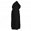 Худи флисовое унисекс Manakin, черное с логотипом  заказать по выгодной цене в кибермаркете AvroraStore