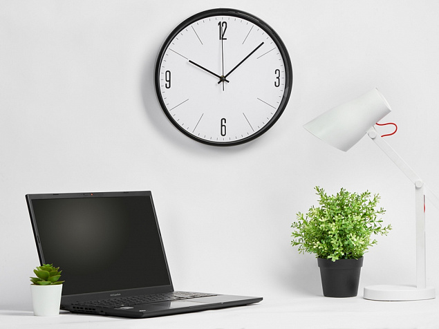 Алюминиевые настенные часы «Zen» с логотипом  заказать по выгодной цене в кибермаркете AvroraStore