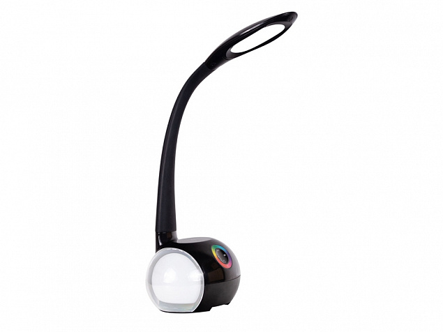 Настольная лампа с беспроводной зарядкой LED Spectra с логотипом  заказать по выгодной цене в кибермаркете AvroraStore