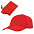 Бейсболка складная Ben Lomond, красная с логотипом  заказать по выгодной цене в кибермаркете AvroraStore