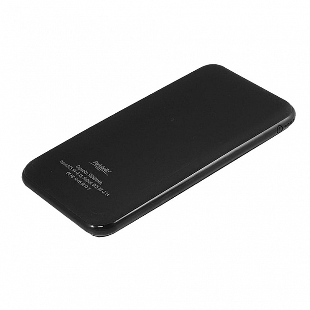 Внешний аккумулятор, Grand PB, 10000 mAh, черный, подарочная упаковка с блистером с логотипом  заказать по выгодной цене в кибермаркете AvroraStore