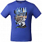Футболка Moscow Boy, ярко-синяя с логотипом  заказать по выгодной цене в кибермаркете AvroraStore
