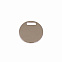 Шильд на ляссе круг D20*1 мм мет. матовое покрытие с логотипом  заказать по выгодной цене в кибермаркете AvroraStore