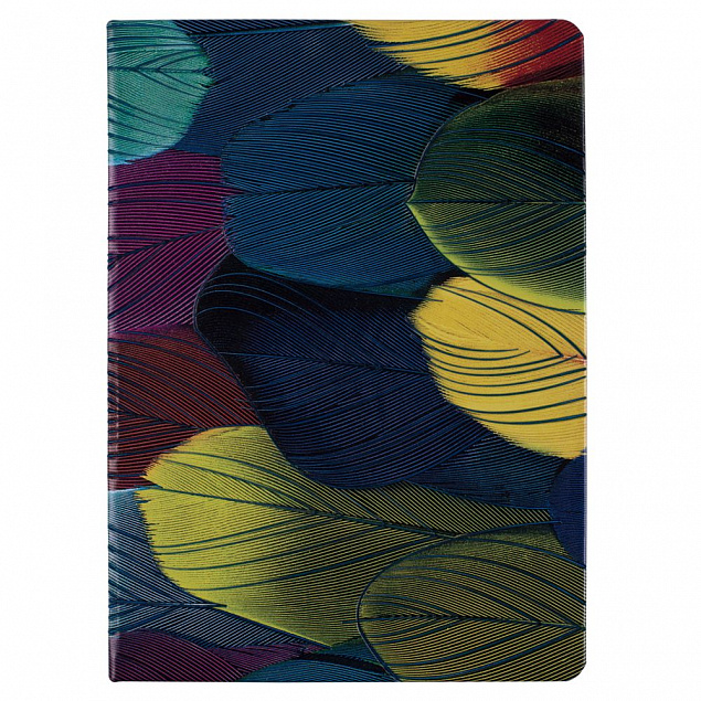 Ежедневник Butterfly Peacock, недатированный с логотипом  заказать по выгодной цене в кибермаркете AvroraStore