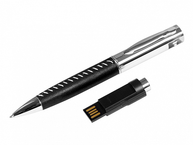 USB 2.0- флешка на 16 Гб в виде ручки с мини чипом с логотипом  заказать по выгодной цене в кибермаркете AvroraStore
