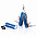 Набор: мультитул и фонарик, синий с логотипом  заказать по выгодной цене в кибермаркете AvroraStore