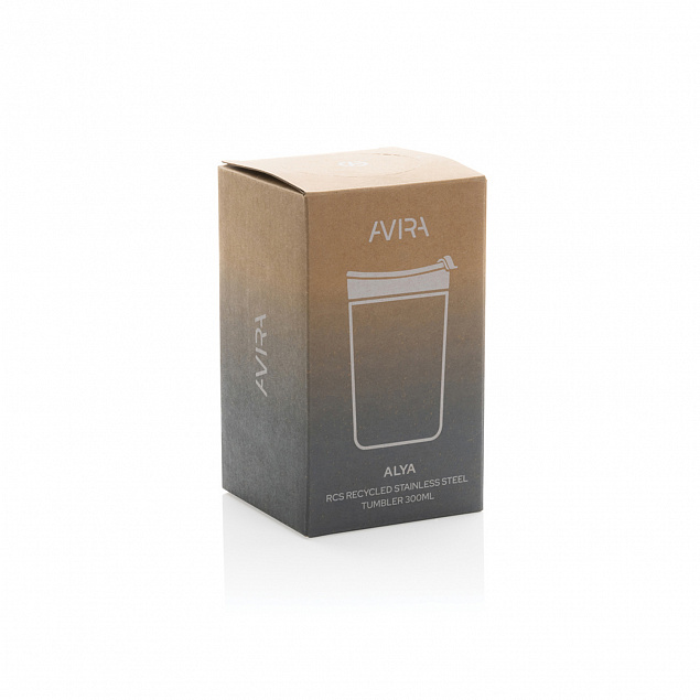 Термокружка Avira Alya из переработанной нержавеющей стали RCS, 300 мл с логотипом  заказать по выгодной цене в кибермаркете AvroraStore