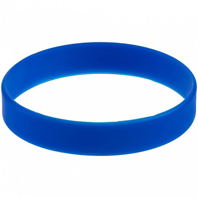Силиконовый браслет Valley, синий с логотипом  заказать по выгодной цене в кибермаркете AvroraStore