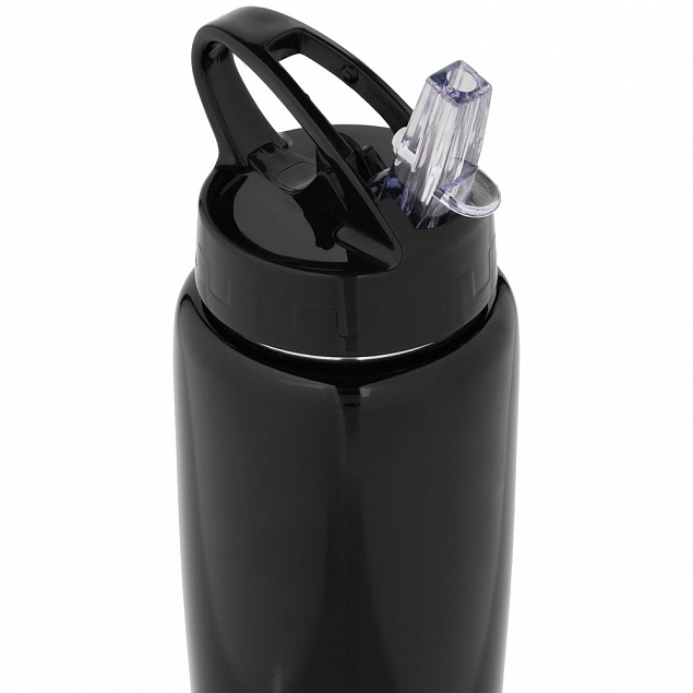Спортивная бутылка Moist, черная с логотипом  заказать по выгодной цене в кибермаркете AvroraStore