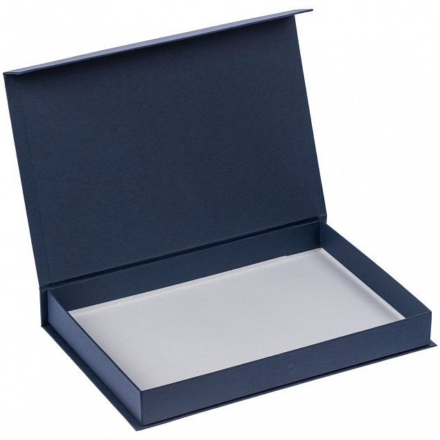 Коробка Silk, синяя с логотипом  заказать по выгодной цене в кибермаркете AvroraStore