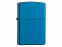 Зажигалка ZIPPO Classic с покрытием Sapphire™ с логотипом  заказать по выгодной цене в кибермаркете AvroraStore