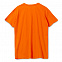 Футболка REGENT 150, оранжевая с логотипом  заказать по выгодной цене в кибермаркете AvroraStore