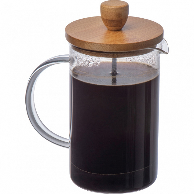 Френч-пресс для кофе/чая с логотипом  заказать по выгодной цене в кибермаркете AvroraStore