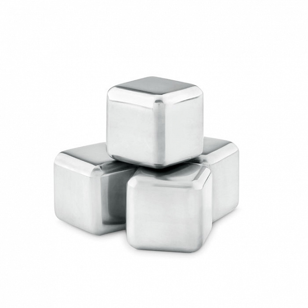 Набор из 4 охлаждающих кубиков с логотипом  заказать по выгодной цене в кибермаркете AvroraStore