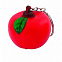 Брелок яблоко, красный с логотипом  заказать по выгодной цене в кибермаркете AvroraStore