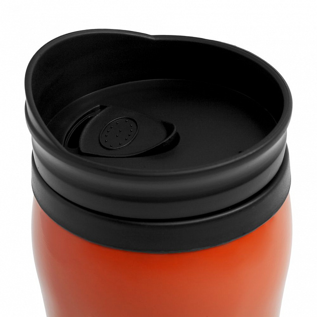Термостакан Shape, оранжевый с логотипом  заказать по выгодной цене в кибермаркете AvroraStore
